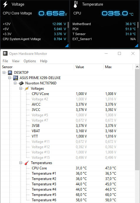 Added Support For Intel Core X Skylake X Cpus And Nuvoton Nct6796d By Cobrafast Pull Request 1005 Openhardwaremonitor Openhardwaremonitor Github